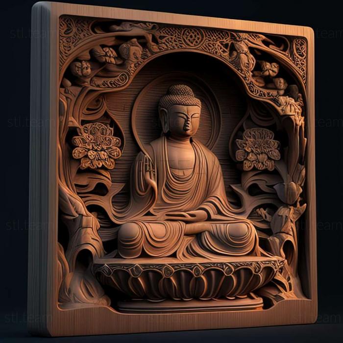 3D модель Будда Шакямуні (STL)